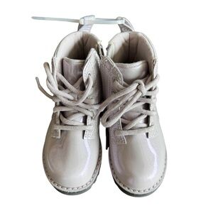 Kids Lavender Patent Leather UGG Boots, 8